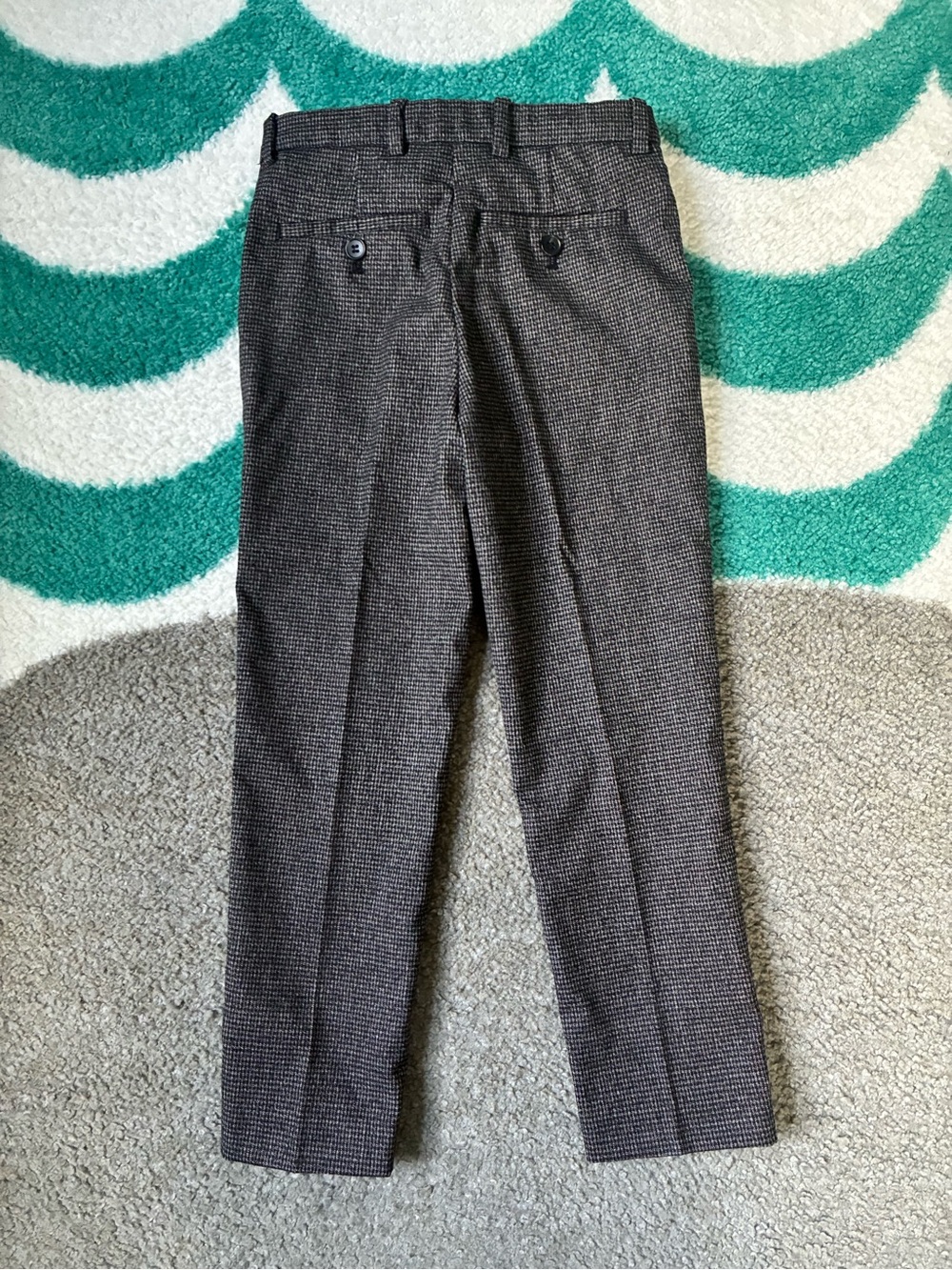 H&M Boys Checked Woven Suit (Grey/Black) Size 6 - Picture 9 of 13